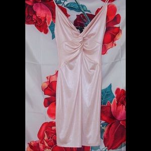 Pink Knotted Front Dress